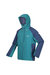 Mens Britedale Colour Block Waterproof Jacket - Pacific Green/Admiral Blue