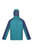 Mens Britedale Colour Block Waterproof Jacket - Pacific Green/Admiral Blue - Pacific Green/Admiral Blue