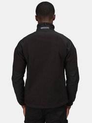 Mens Broadstone Full Zip Fleece Jacket - Black