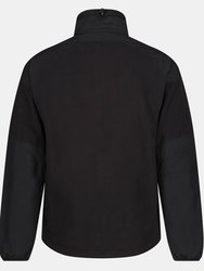 Mens Broadstone Full Zip Fleece Jacket - Black