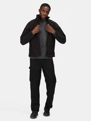 Mens Broadstone Full Zip Fleece Jacket - Black - Black