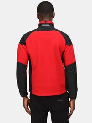 Mens Broadstone Full Zip Fleece Jacket - Classic Red