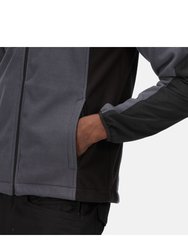 Mens Broadstone Full Zip Fleece Jacket - Seal Grey