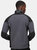 Mens Broadstone Showerproof Fleece Jacket - Seal Grey