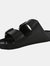 Mens Brooklyn Dual Straps Sandals - Black