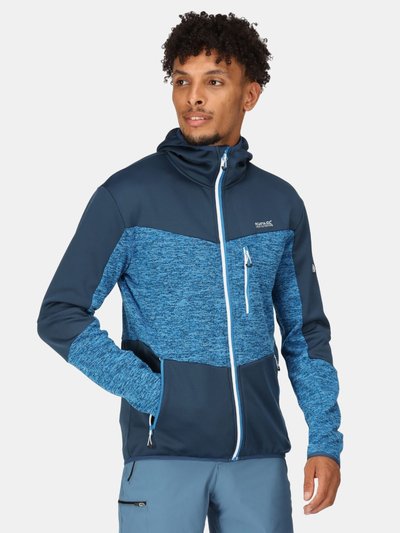 Regatta Mens Cadford V Marl Full Zip Fleece Jacket - Admiral Blue/Navy product