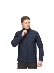 Mens Caelum Soft Shell Jacket - Navy/Black Marl