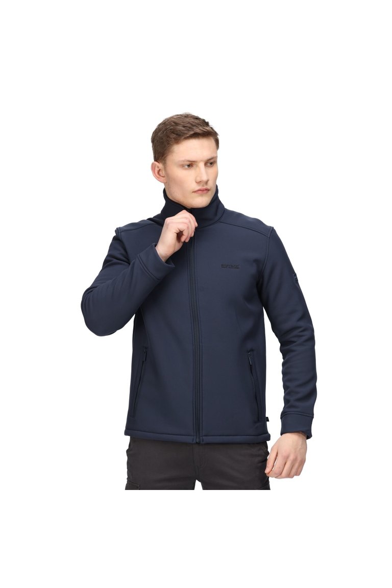 Mens Caelum Soft Shell Jacket - Navy/Black Marl