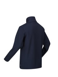 Mens Caelum Soft Shell Jacket - Navy/Black Marl