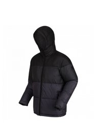 Mens Carnan Padded Jacket - Black/Ash - Black/Ash