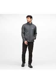 Mens Cera V Wind Resistant Soft Shell Jacket - Grey Marl Marl - Grey Marl Marl