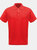 Mens Classic 65/35 Short Sleeve Polo Shirt - Classic Red