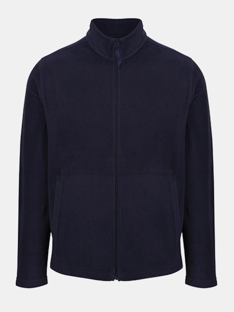 Mens Classic Micro Fleece Jacket - Dark Navy - Dark Navy