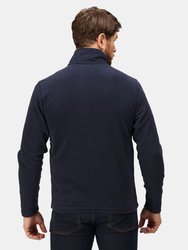 Mens Classic Micro Fleece Jacket - Dark Navy