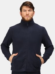 Mens Classic Micro Fleece Jacket - Dark Navy