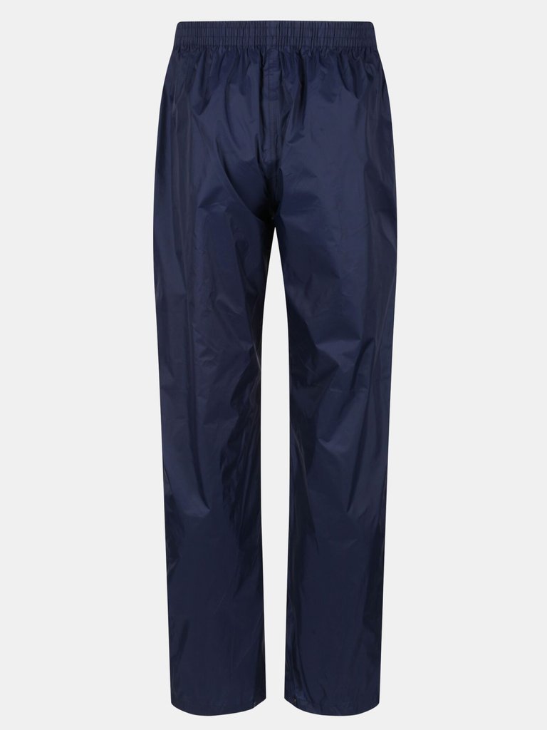 Mens Classic Pack It Waterproof Overtrousers - Navy - Navy