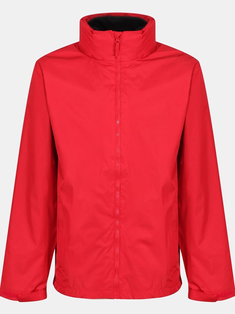 Mens Classic Waterproof Jacket - Classic Red/Black