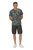 Mens Cline VI Hawaiian Cotton T-Shirt - Navy