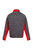 Mens Coladane IV Full Zip Fleece Jacket - Dark Grey/Chinese Red