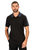 Mens Contrast Coolweave Polo Shirt - Black/Seal Gray - Black/Seal Gray