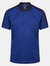 Mens Contrast Coolweave Polo Shirt - New Royal/Navy