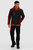 Mens Contrast Full Zip Jacket - Graphite Black/Raspberry Red - Graphite Black/Raspberry Red