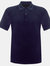 Mens Coolweave Short Sleeve Polo Shirt - Navy