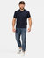Mens Coolweave Short Sleeve Polo Shirt - Navy - Navy