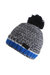 Mens Davion V Knitted Beanie - Dark Denim - Dark Denim