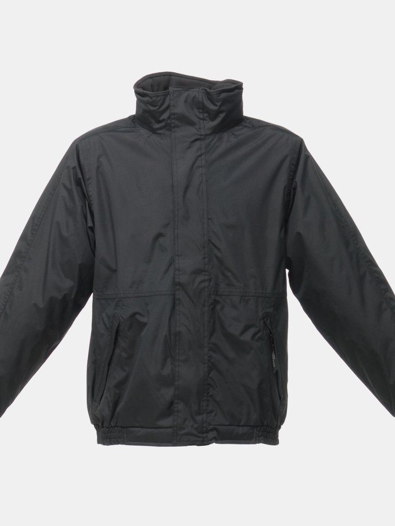Mens Dover Waterproof Windproof Jacket - Black/Ash
