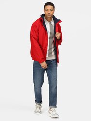Mens Dover Waterproof Windproof Jacket - Classic Red/Navy - Classic Red/Navy