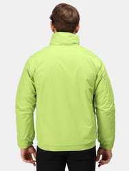 Mens Dover Waterproof Windproof Jacket - Key Lime/ Seal