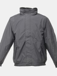 Mens Dover Waterproof Windproof Jacket - Seal Gray/Black