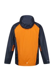 Mens Dresford Waterproof Jacket - India Grey/Flame Orange
