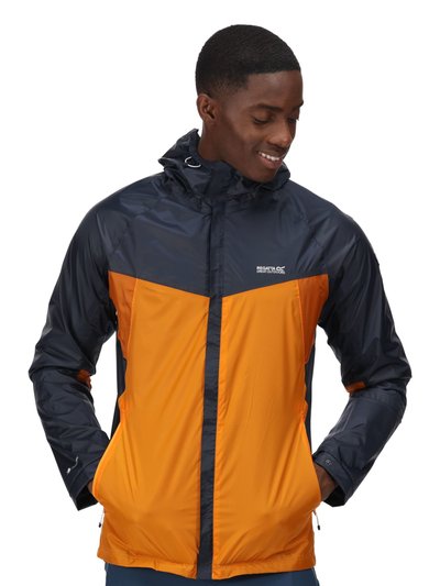 Regatta Mens Dresford Waterproof Jacket - India Grey/Flame Orange product