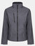 Mens Eco Ablaze Full Zip Soft Shell Jacket - Seal Grey/Black
