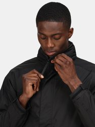 Mens Eco Dover Waterproof Insulated Jacket - Black/Ash