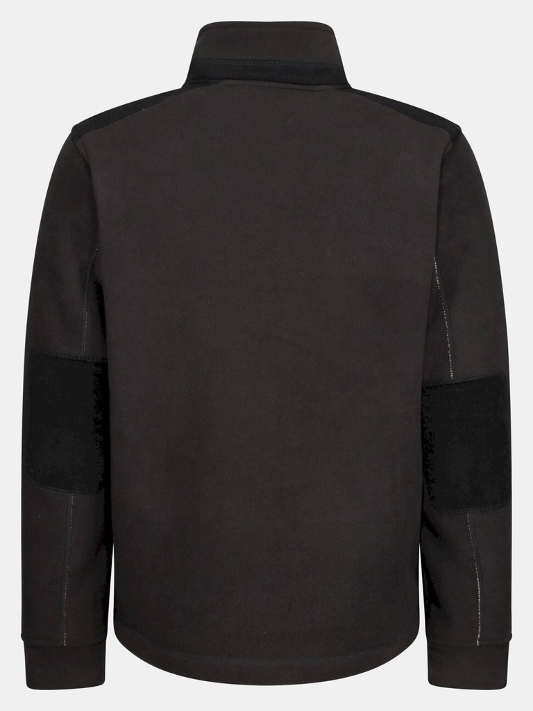 Mens Faversham Full Zip Fleece Jacket - Black