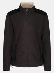 Mens Faversham Full Zip Fleece Jacket - Black - Black