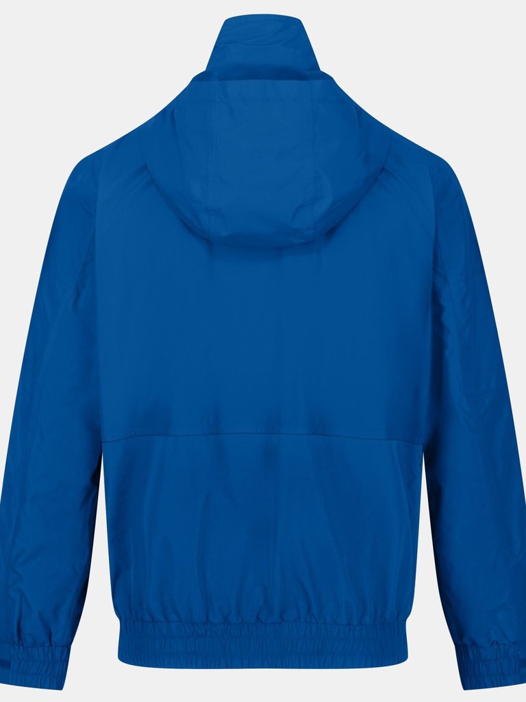 Mens Feelding Linear Waterproof Bomber Jacket - Lapis Blue