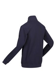 Mens Felton Sustainable Full Zip Fleece Jacket - Navy