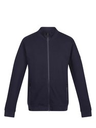 Mens Felton Sustainable Full Zip Fleece Jacket - Navy