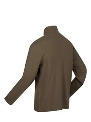 Mens Ferdo Fleece Top - Dark Khaki