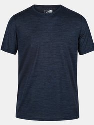 Mens Fingal Edition Marl T-Shirt - Navy Marl