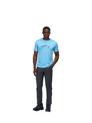 Mens Fingal VI Mountain T-Shirt  - Sky Blue