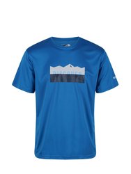 Mens Fingal VI Mountain T-Shirt - Imperial Blue