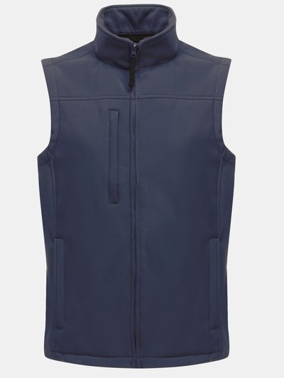 Regatta Mens Flux Softshell Vest Jacket - Navy/Navy product