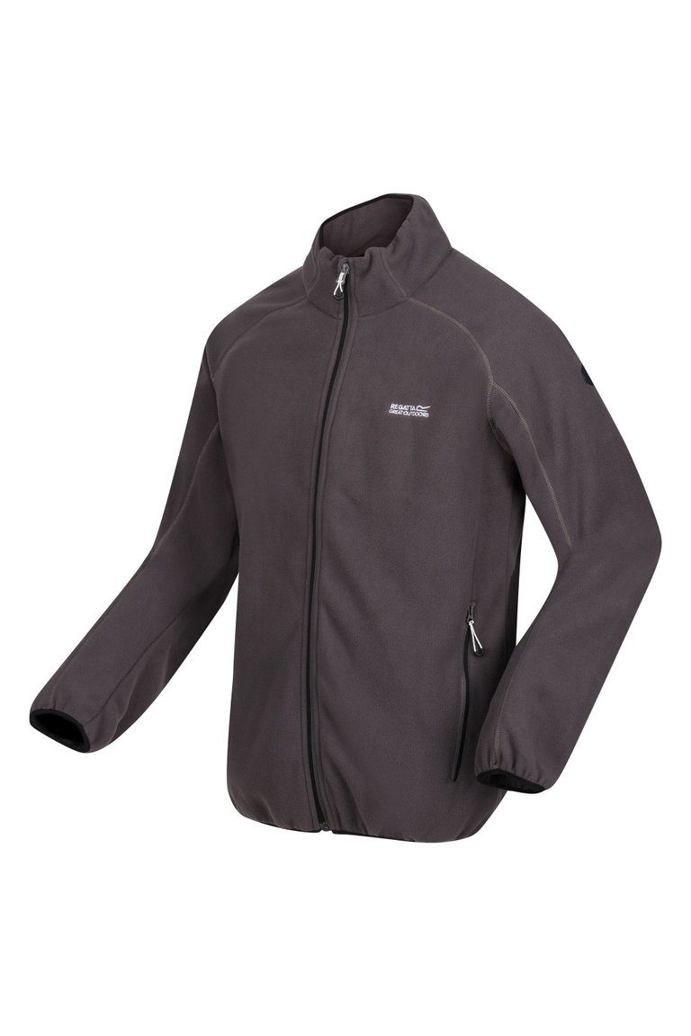 Mens Hadfield Full Zip Fleece Jacket - Dark Grey