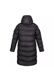 Men's Hallin Long Length Padded Jacket - Black