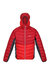 Mens Harrock Puffer Jacket - Dark Red/Chinese Red - Dark Red/Chinese Red